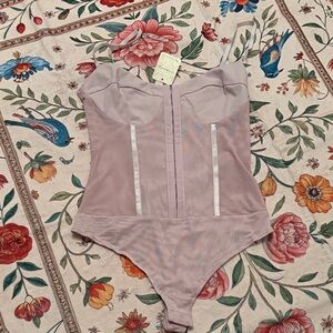Free People Mauve Bodysuit Intimately Yours